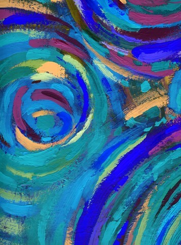 Acrylic painting abstract texture background